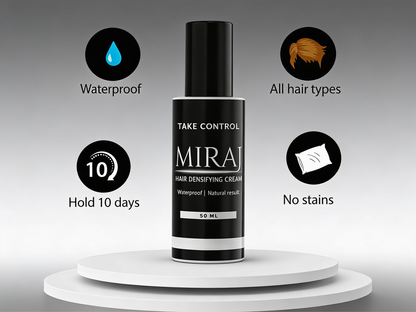 Densifying hair cream